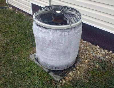 frozen air compressor